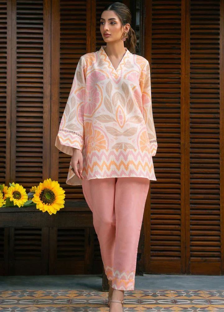 Nairah Women Pret Printed Arabic Lawn Suit NAH26PN Citrus Breeze - Spring Collection