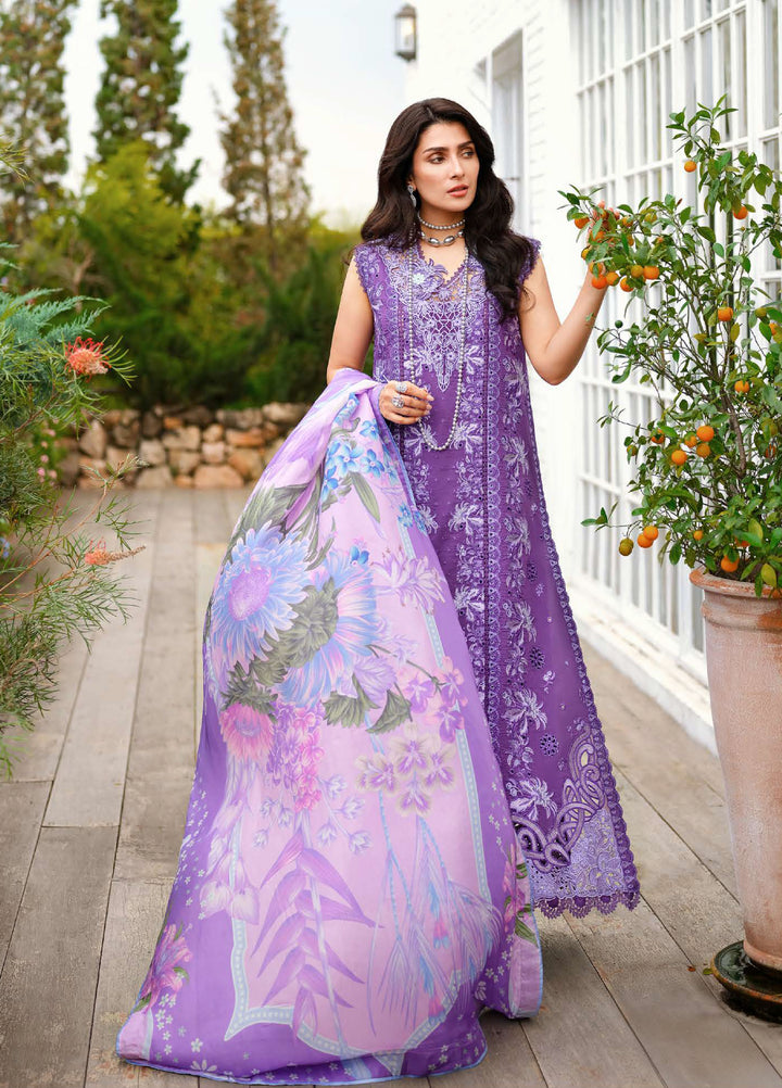 AMoi by Mushq Unstitched Embroidered Luxury Lawn 3 Piece Suit MU26AHL D-10 Lovers Lane - Summer Collection