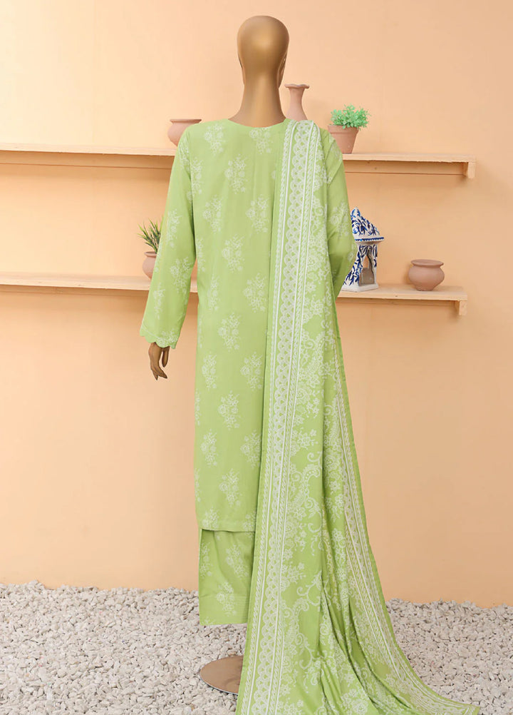Wintry by Hz Textiles Printed Linen Suits Unstitched 3 Piece LCP-207 - Winter Collection