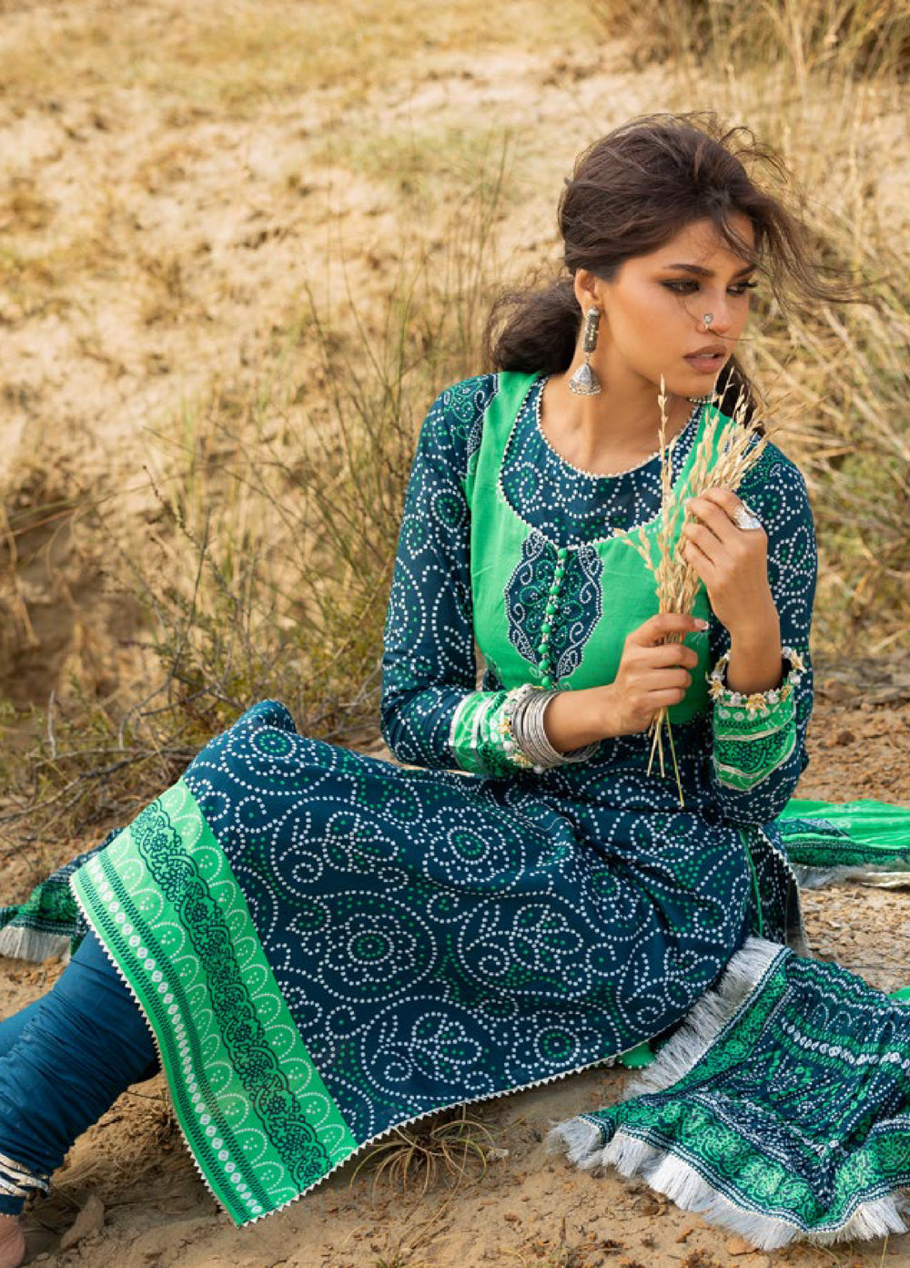 The Chunri by Gul Ahmed Unstitched Printed Lawn 3 Piece Suit GA26UTCL CL-62024 B - Summer Collection