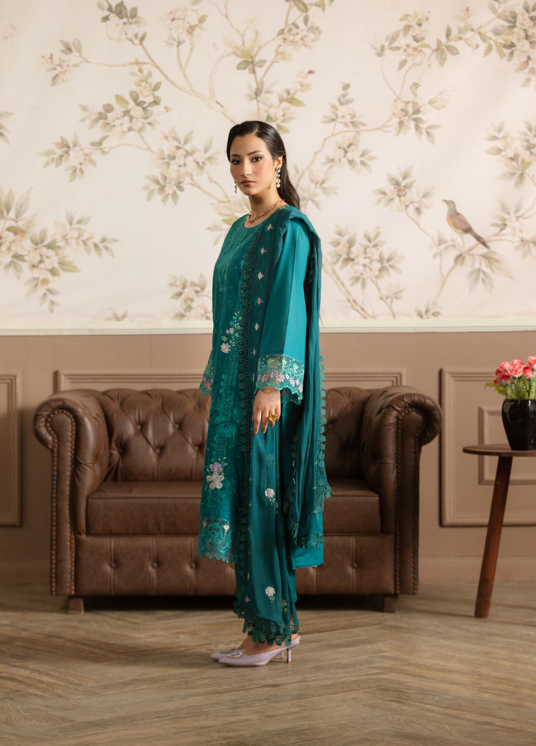 Noore by Ayleen Unstitched Embroidered Lawn 3 Piece Suit AY26ULN Feroza - Eid Collection