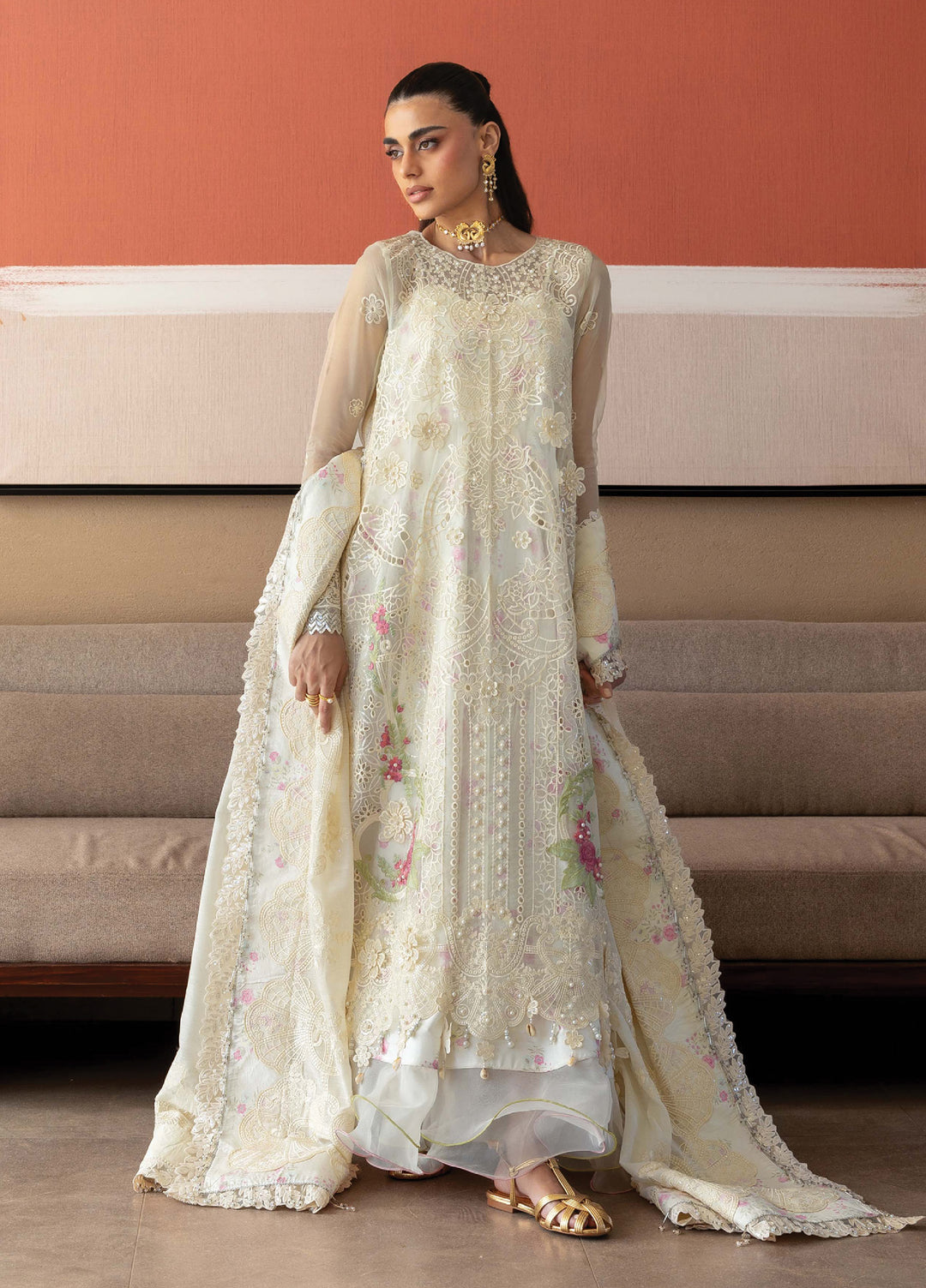 Sirene by Mahnur Unstitched Embroidered Lawn 3 Piece Suit MN26USL S-10 - Summer Collection