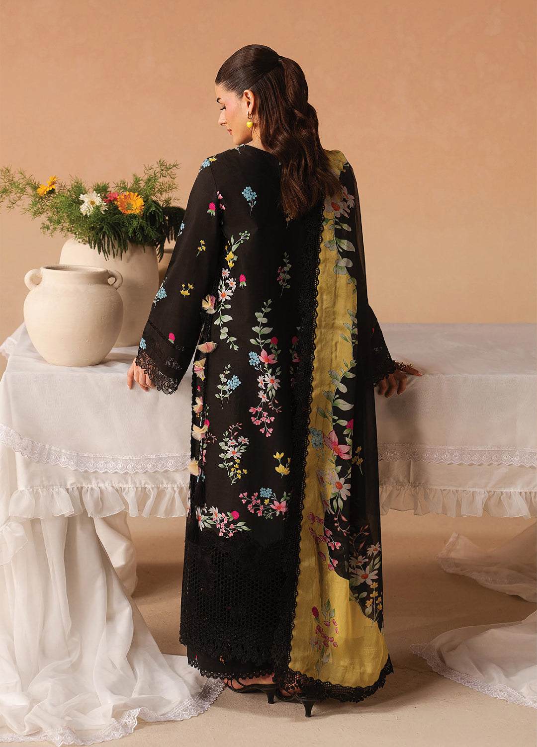 Haze A Prints by Afrozeh Unstitched Printed Lawn 3 Piece Suit AF26UAP Evania Rust FWU-101 - Summer Collection