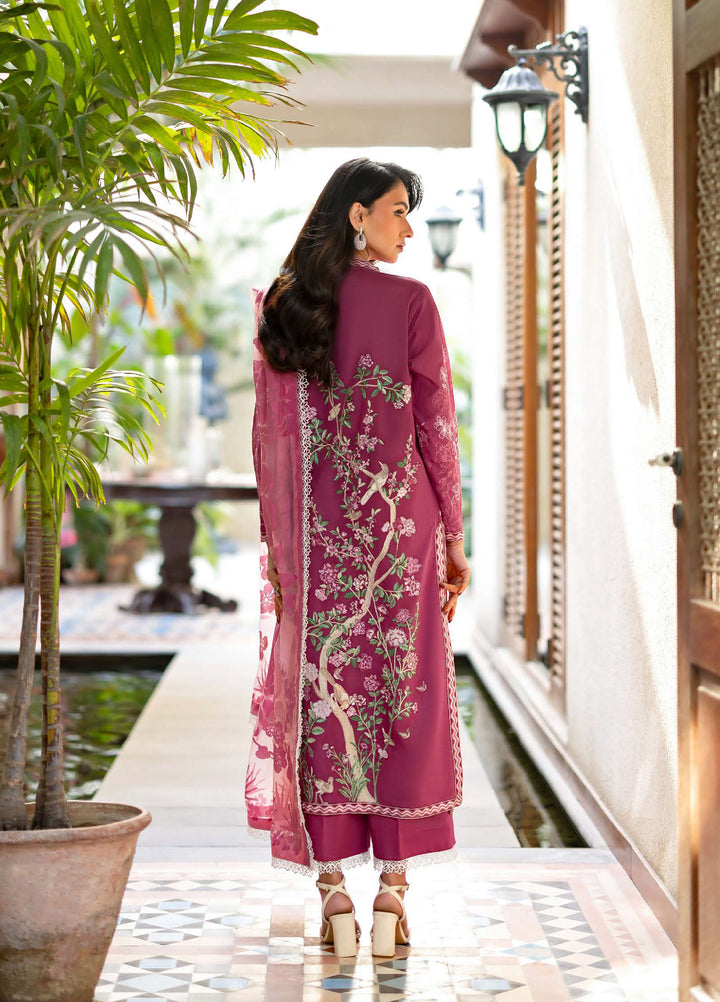 Astoria by Mushq Unstitched Embroidered Lawn 3 Piece Suit MQ26UAL 303-Rosea - Festive Collection