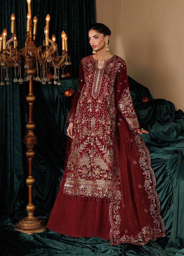 Celeste by Emaan Adeel Unstitched Embroidered Organza 3 Piece Suit EA26UCF Solstice - Festive Collection
