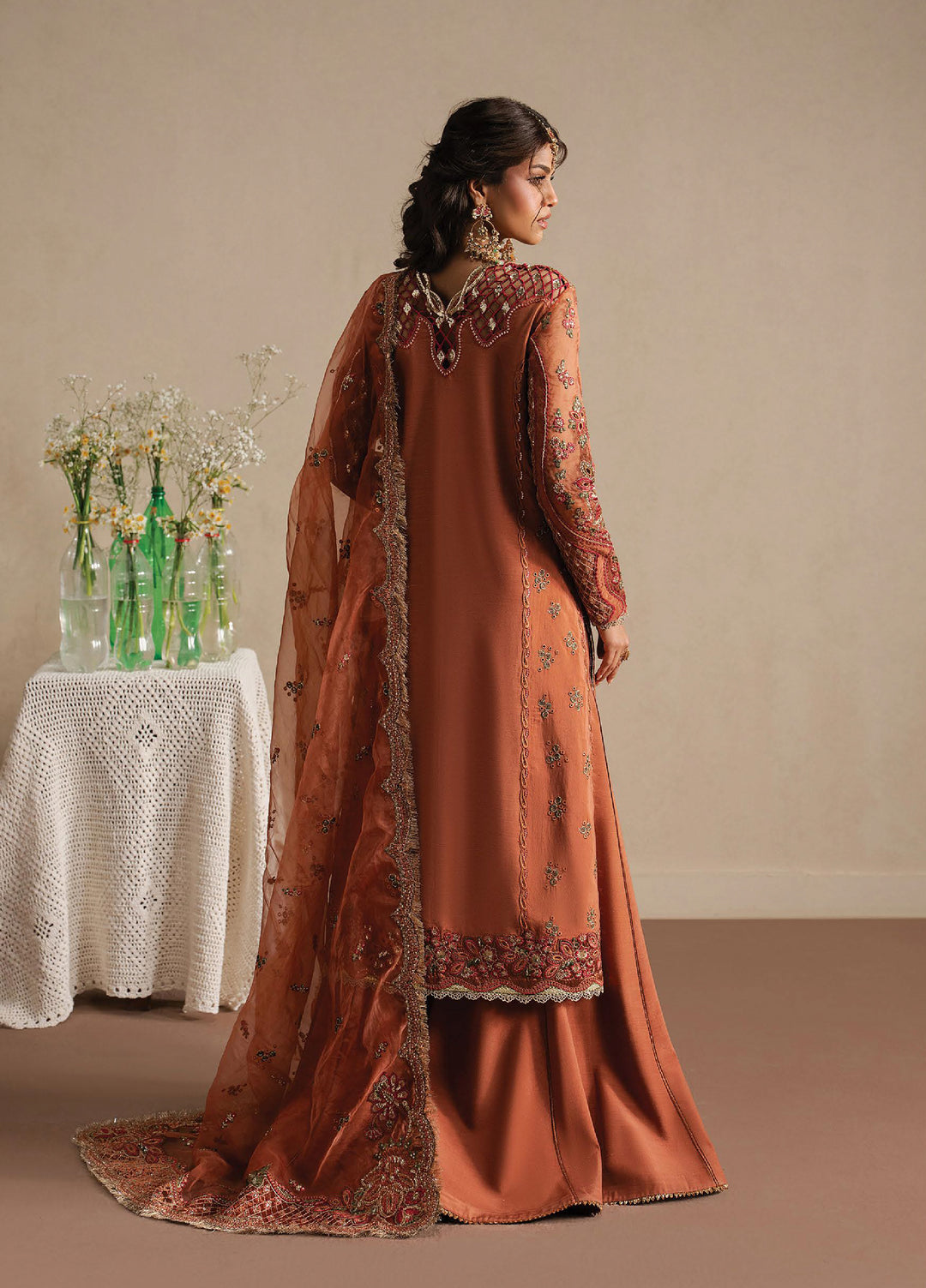 Qurbat by Ayzel Unstitched Embroidered Silk 3 Piece Suit AAF26UQ D-7 Sahaara - Festive Collection