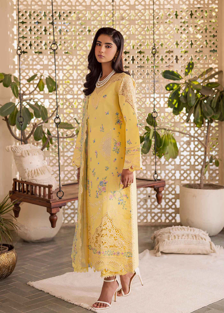 Selene by RajBari Unstitched Embroidered Lawn 3 Piece Suit RB26USL Ayzel - Festive Collection