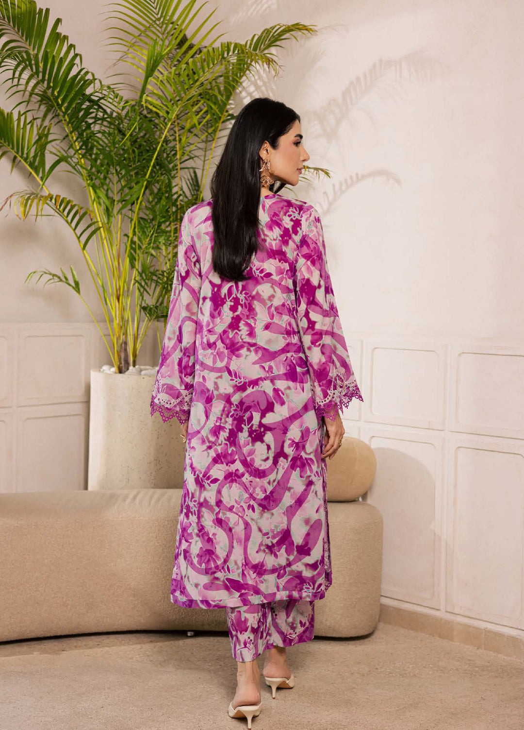 Ballerina by Nureh Unstitched Chikankari Embroidered Lawn 2 Piece Suit NU26UBCL NU2-206 - Summer Collection