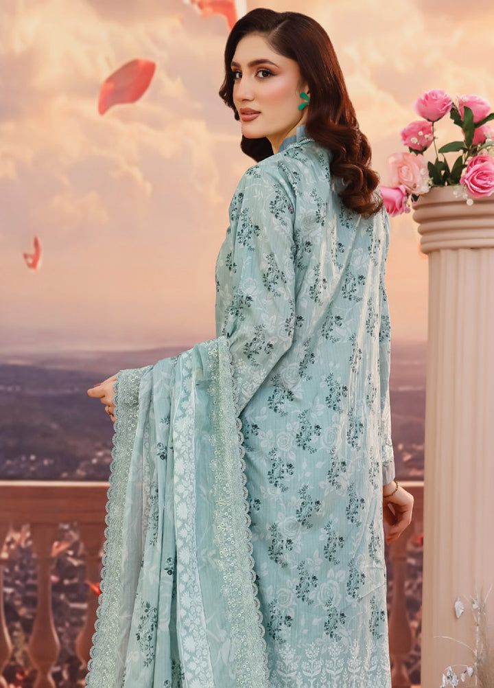 Salina by Regalia Textile Unstitched Cutwork Embroidered Lawn 3 Piece Suit RG26USCL D-8 - Summer Collection