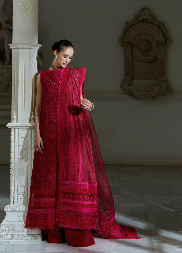 Sobia Nazir Unstitched Embroidered Luxury Lawn 3 Piece Suit SN26ULE D-09 B - Eid Collection