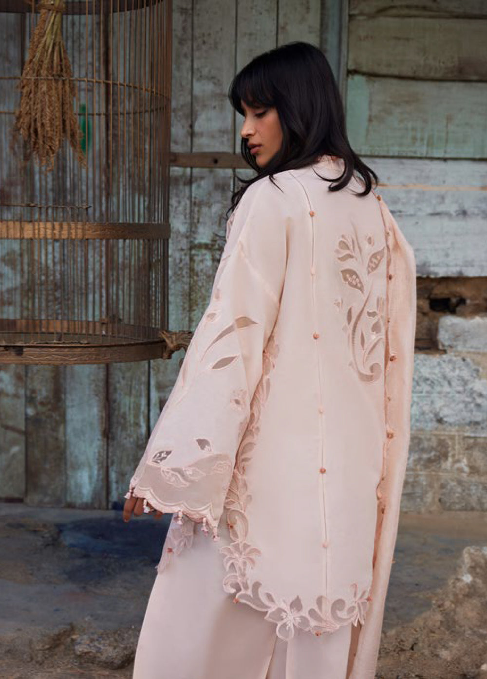 Meili by Zaha Unstitched Embroidered Lawn 3 Piece Suit ZK26UML ZL26-14A - Festive Collection