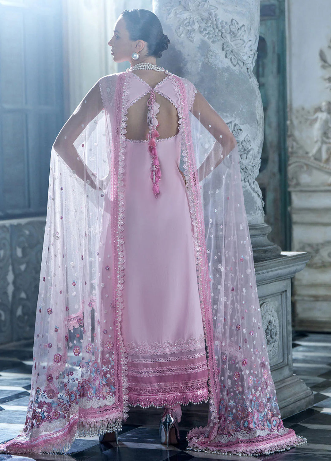 Sobia Nazir Unstitched Embroidered Luxury Lawn 3 Piece Suit SN26ULE D-07 B - Eid Collection