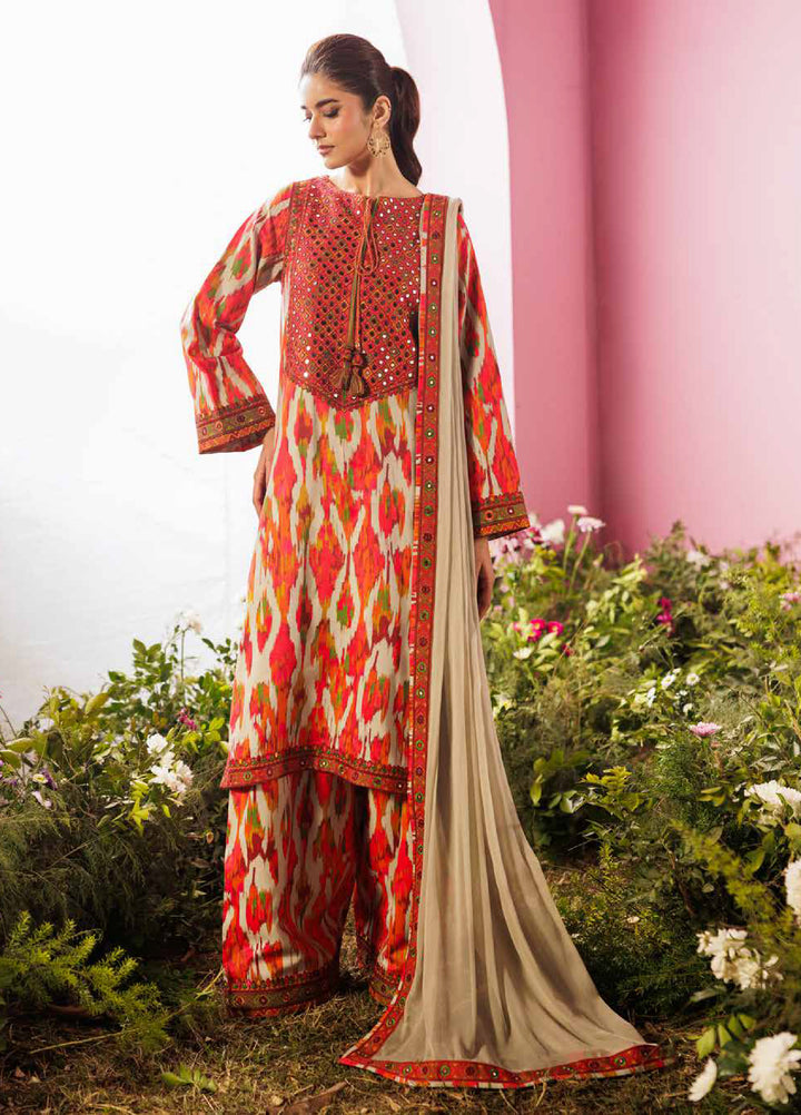 Rang e Bahar by Charizma Unstitched Embroidered Lawn 3 Piece Suit CHR26URB CRB6-08 - Summer Collection