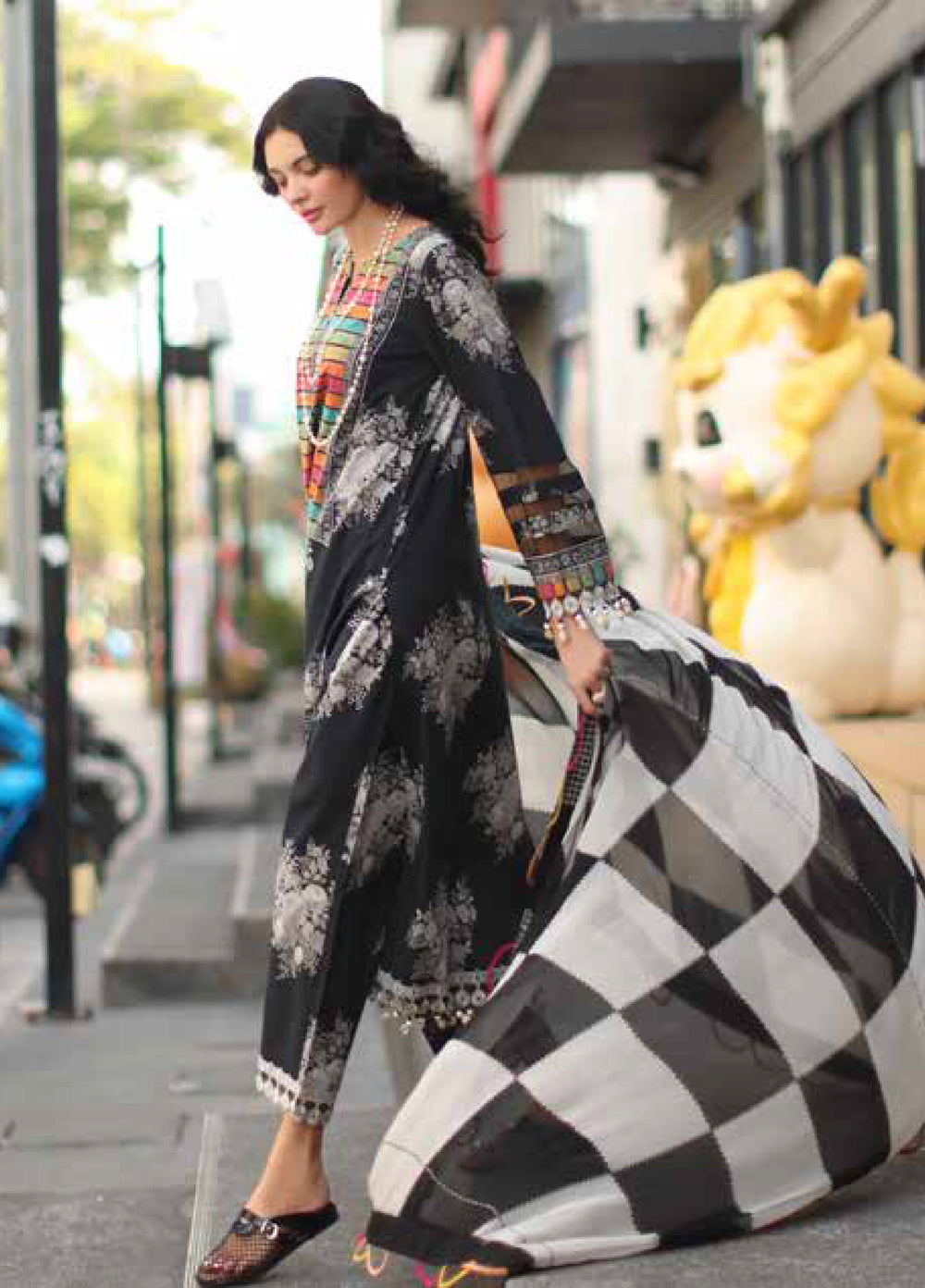 Signature by Charizma Unstitched Printed Lawn 3 Piece Suit CHR26USL CS6-06 - Summer Collection