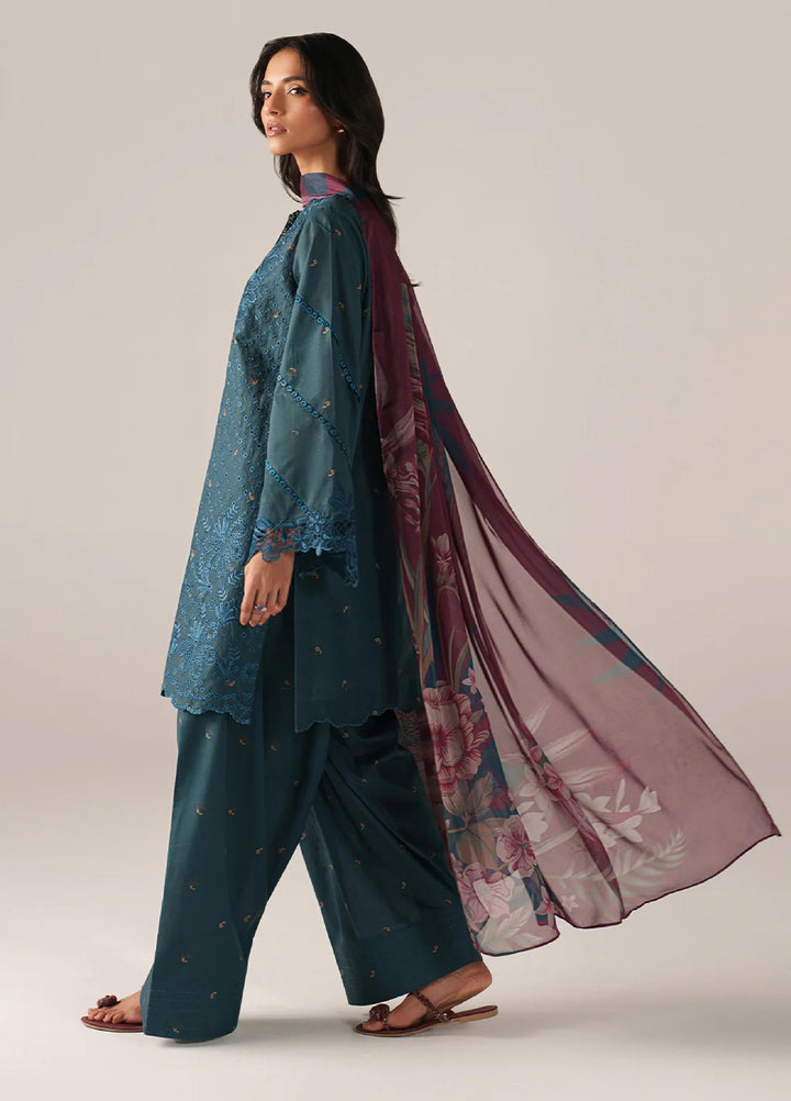 Iznik Unstitched Embroidered Lawn 3 Piece Suit IZ26US SS-10 - Summer Collection