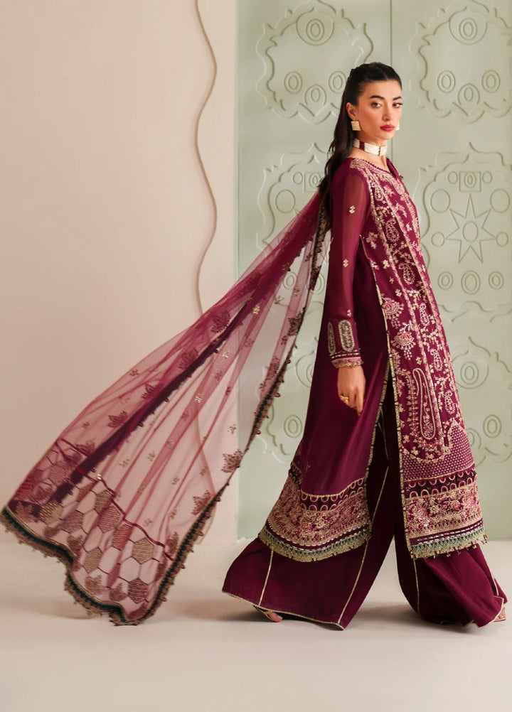 Xenia Formal Unstitched Luxury Chiffon Suits 3 Piece XE25FL Zeyara - Formals Collection