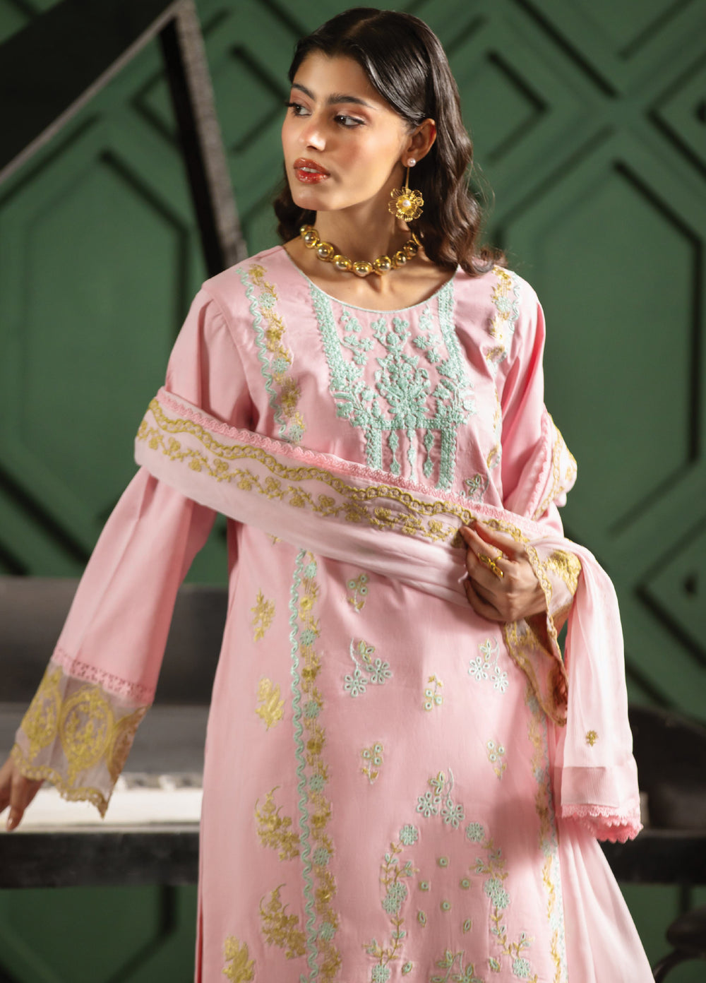 Noore by Ayleen Unstitched Embroidered Lawn 3 Piece Suit AY26ULN Shabnam - Eid Collection