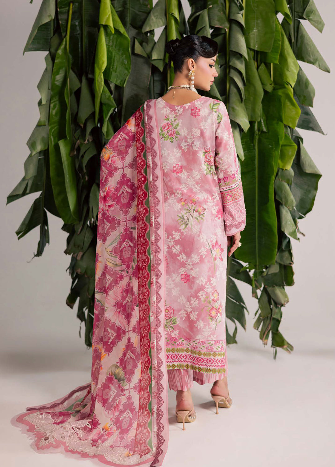 Daily Delight by Nureh Unstitched Embroidered Lawn 3 Piece Suit NU26UDDL DD-25 - Summer Collection