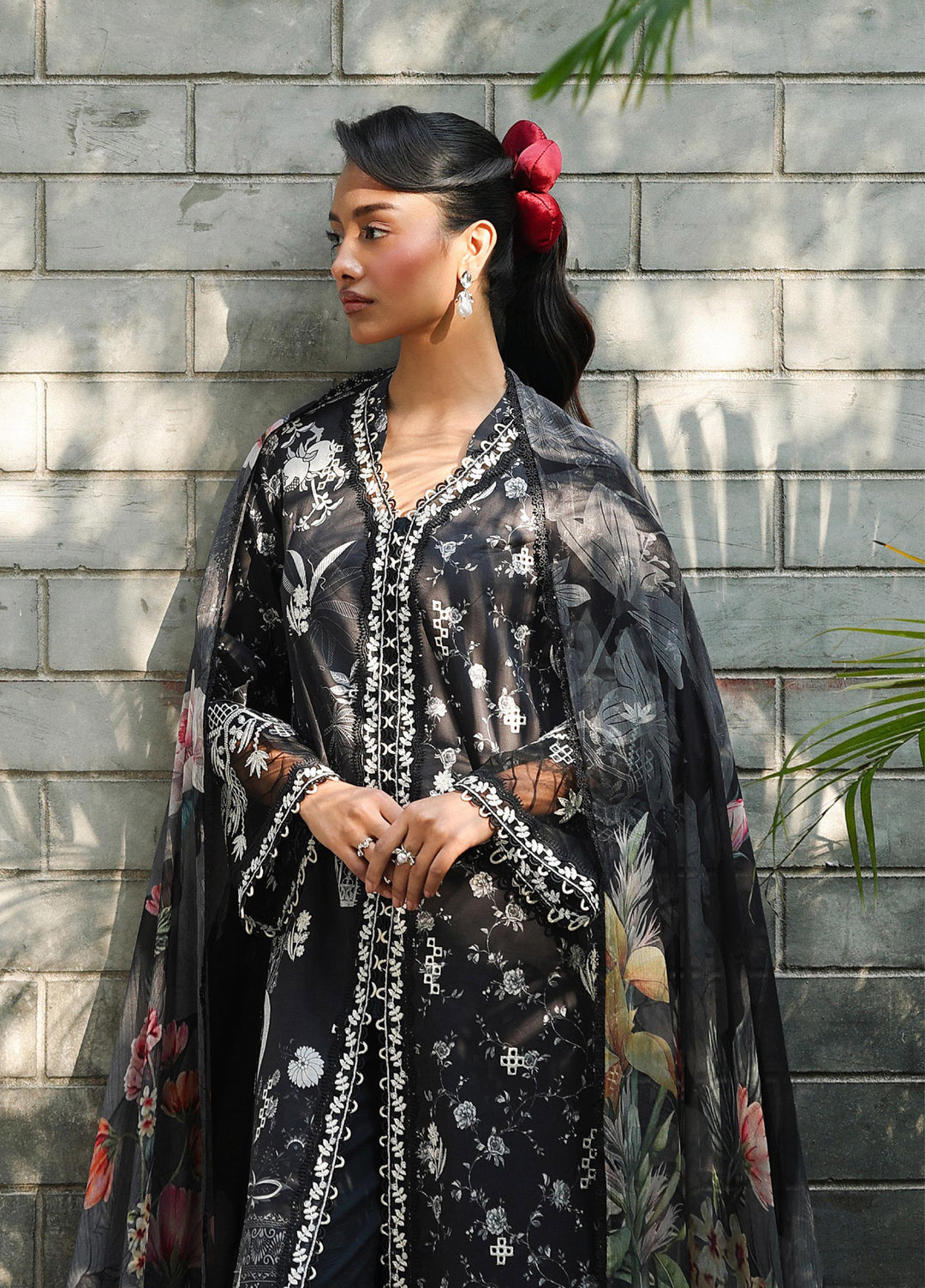 Q Prints by Qalamkar Unstitched Lawn Printed 3 Piece Suit QLK26QP Eavan - Summer Collection