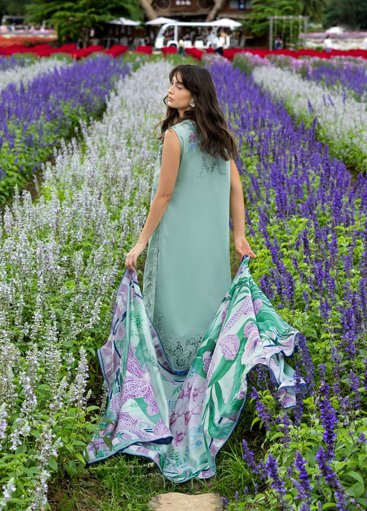 The Secret Garden by Mushq Hemline Unstitched Lawn 3 Piece Suit MU26USG D-17B Hummingbird Haven - Summer Collection