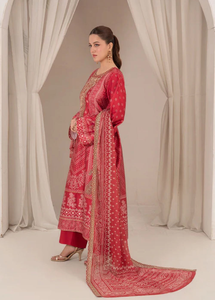 Bandhani by Chandan Nagri Women Pret Embroidered Silk 3 Piece Suit Esra - Formals Collection