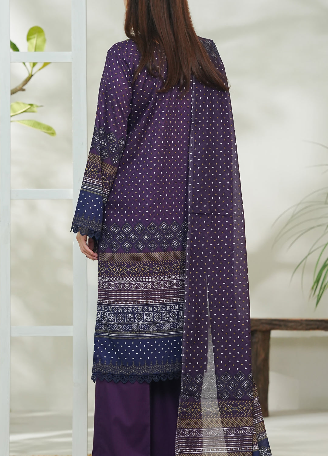 Daman by VS Textiles Unstitched Printed Lawn 3 Piece Suit VS26UDL D-16 839 - Casual Collection