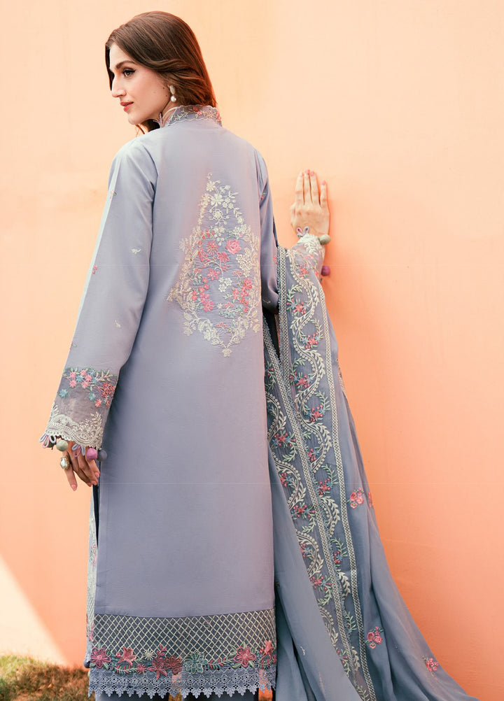 Florent Unstitched Embroidered Lawn 3 Piece Suit FL26ULE FEF-4B - Eid Collection