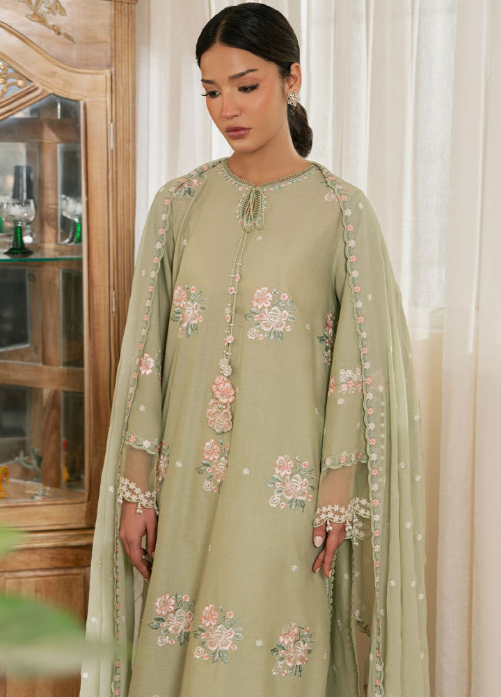 Mahiri by Cross Stitch Unstitched Embroidered Lawn 3 Piece Suit CS26UM D-1 FLORAL HUSH - Summer Collection