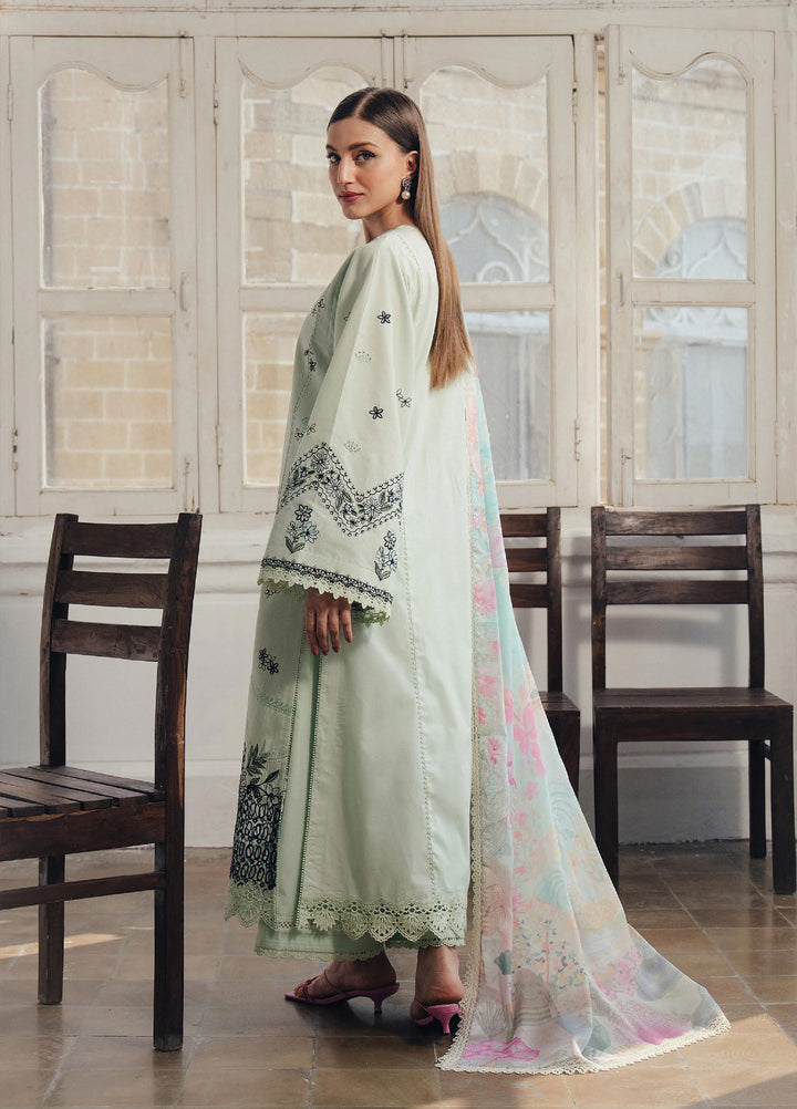 Daybreak by Afrozeh Unstitched Printkari Embroidered Lawn 3 Piece Suit AF26UDB D-6 DEWLIT - Summer Collection