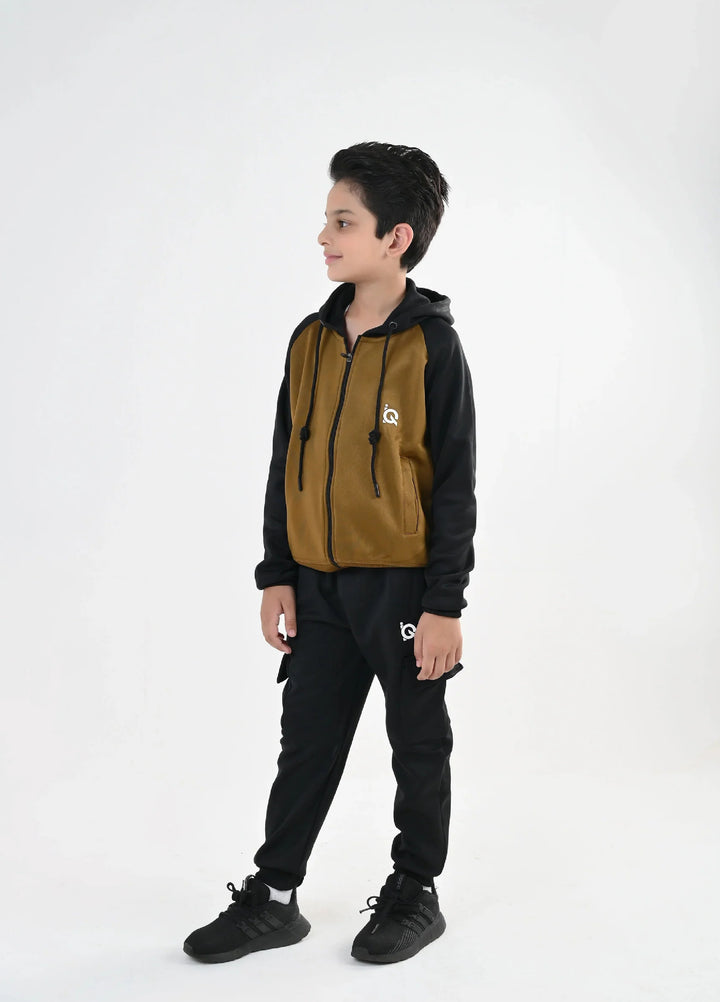 IQ Exclusive Kids Track Suit Fleece 2 PieceTwilight Sand Tracksuit-Unisex Kids - Winter Collection
