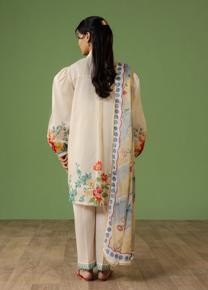Coco by Zara Shahjahan Unstitched Printed Lawn 3 Piece Suit CZS26UPL CELENE-4A - Summer Collection