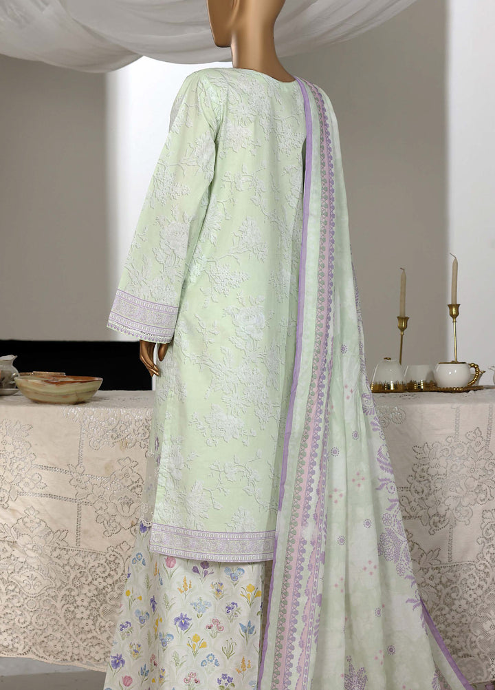 Guldozi by HZ Textiles RTW Embroidered Lawn 3 Piece Suit CPE-3P-024 - Summer Collection