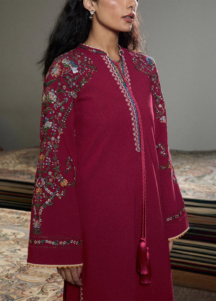 Jugnu by Hussain Rehar Unstitched Karandi Embroidered Suits 3 Piece HR25JW Hasti - Winter Collection