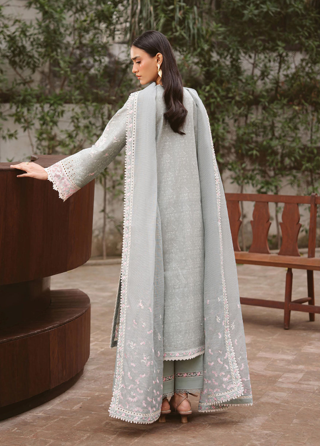 Serein by Ayzel Unstitched Embroidered Lawn 3 Piece Suit AAF26USL Lurelle - Eid Collection