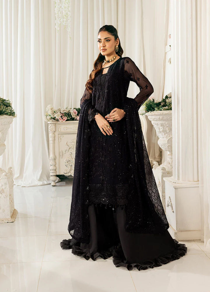 Signature by Salitex Embroidered Chiffon Suits Unstitched 3 Piece SUNS7CH048UT - Summer Collection