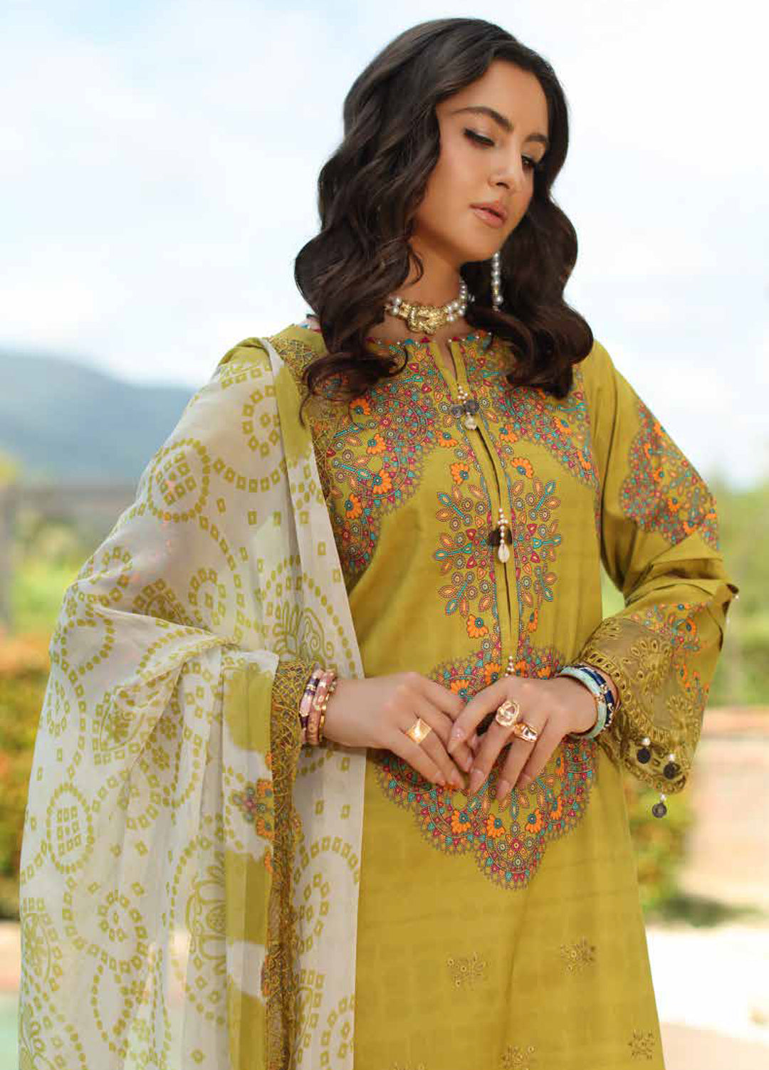 Aniiq by Charizma Unstitched Embroidered Lawn 3 Piece Suit CHR26UAL AN6-01 - Summer Collection