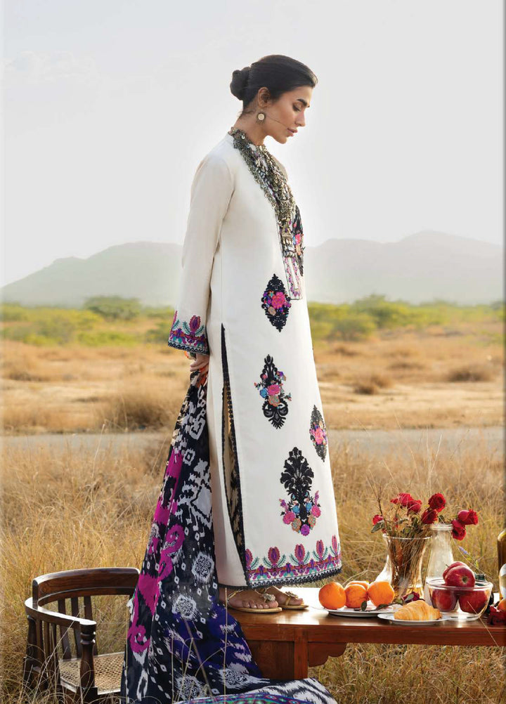 Zainab Chottani Unstitched Embroidered Luxury Lawn 3 Piece Suit ZC26ULZ D-17 NIVARA - Summer Collection