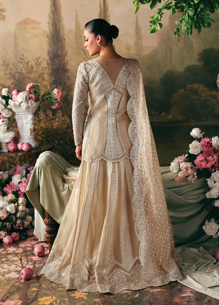 La Fuchsia by Afrozeh Unstitched Hand work Organza 3 Piece Suit AF26ULF Emperor FWU-0076 - Festive Collection