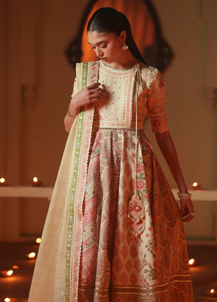 Mashriq by Bin Ilyas Unstitched Embroidered Lawn 3 Piece Suit BI26UML D115A - Festive Collection