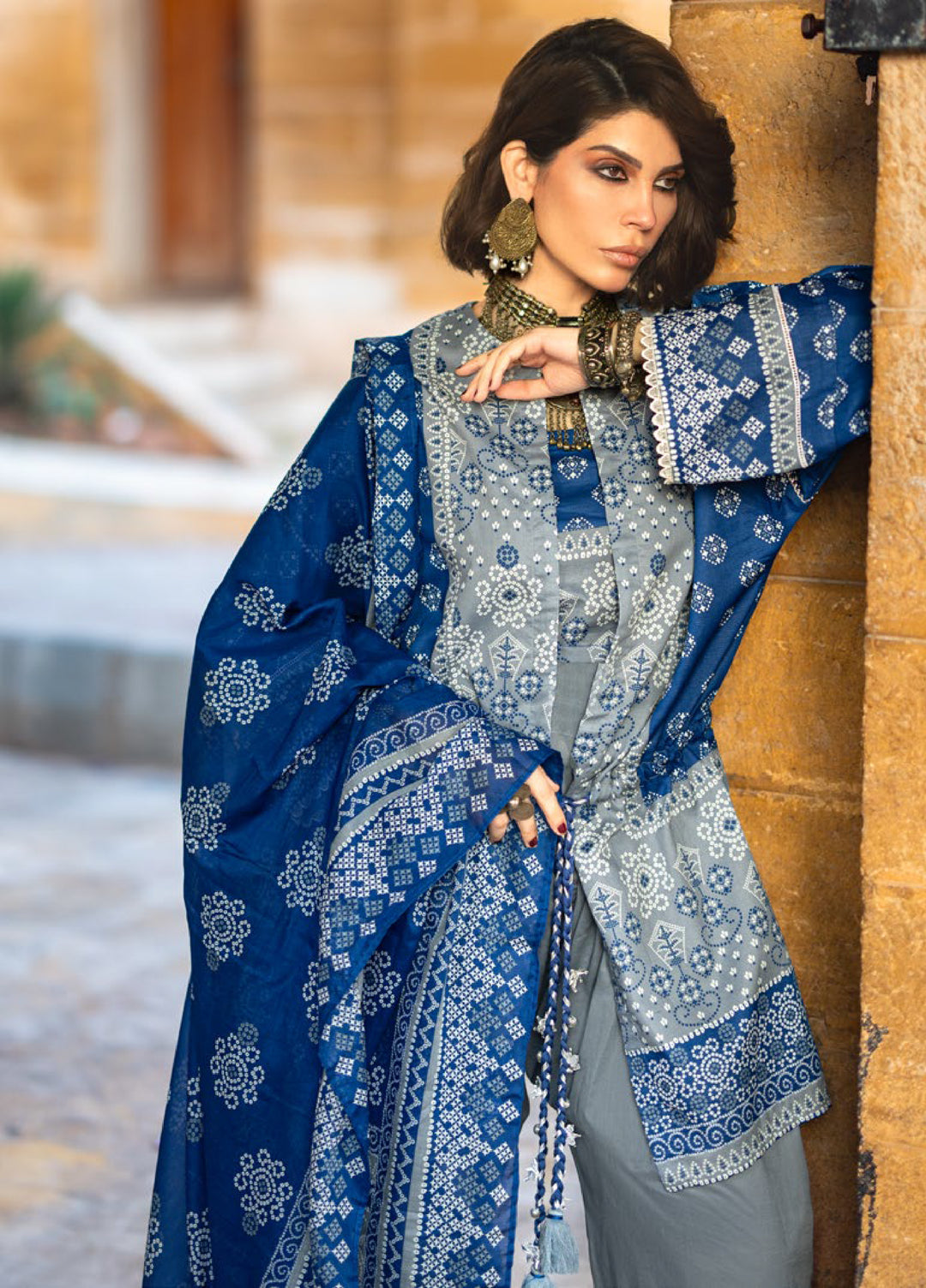 The Chunri by Gul Ahmed Unstitched Printed Lawn 3 Piece Suit GA26UTCL CL-62027 B - Summer Collection