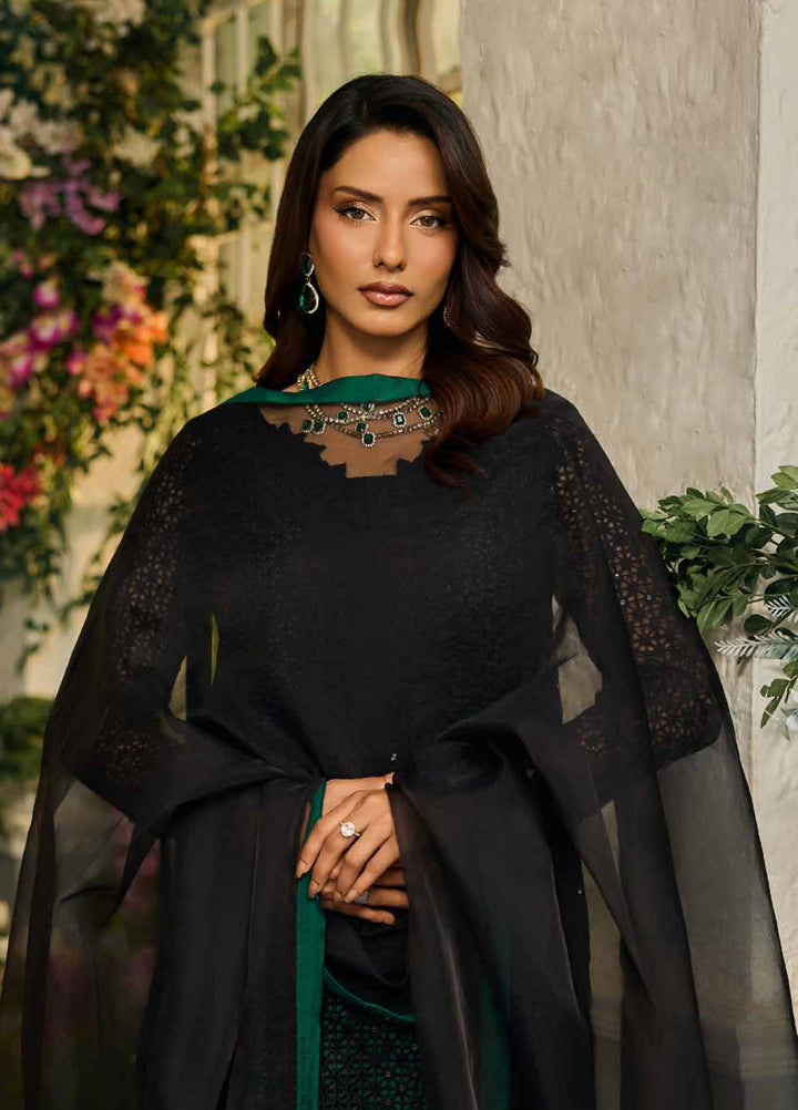 Celine by Charizma Unstitched Embroidered Chiffon 4 Piece Suit CHR26UC Celine CCE6-03 - Festive Collection