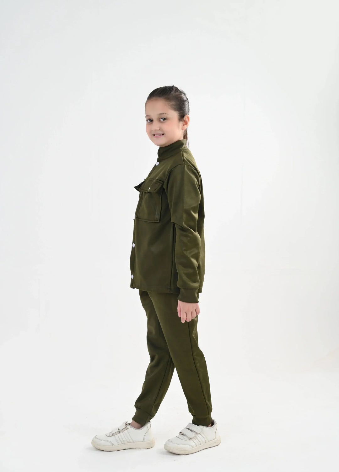 IQ Exclusive Kids Track Suit Fleece 2 piece ButtonEase Tracksuit-Unisex Kids - Winter Collection