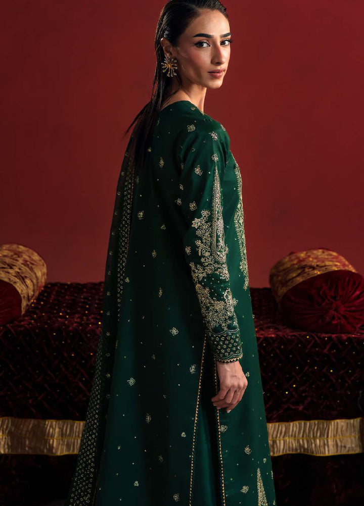 Shagun by Neeshay Unstitched Raw Silk Embroidered Suits 3 Piece NSH25SF MEHVAR - Festive Collection