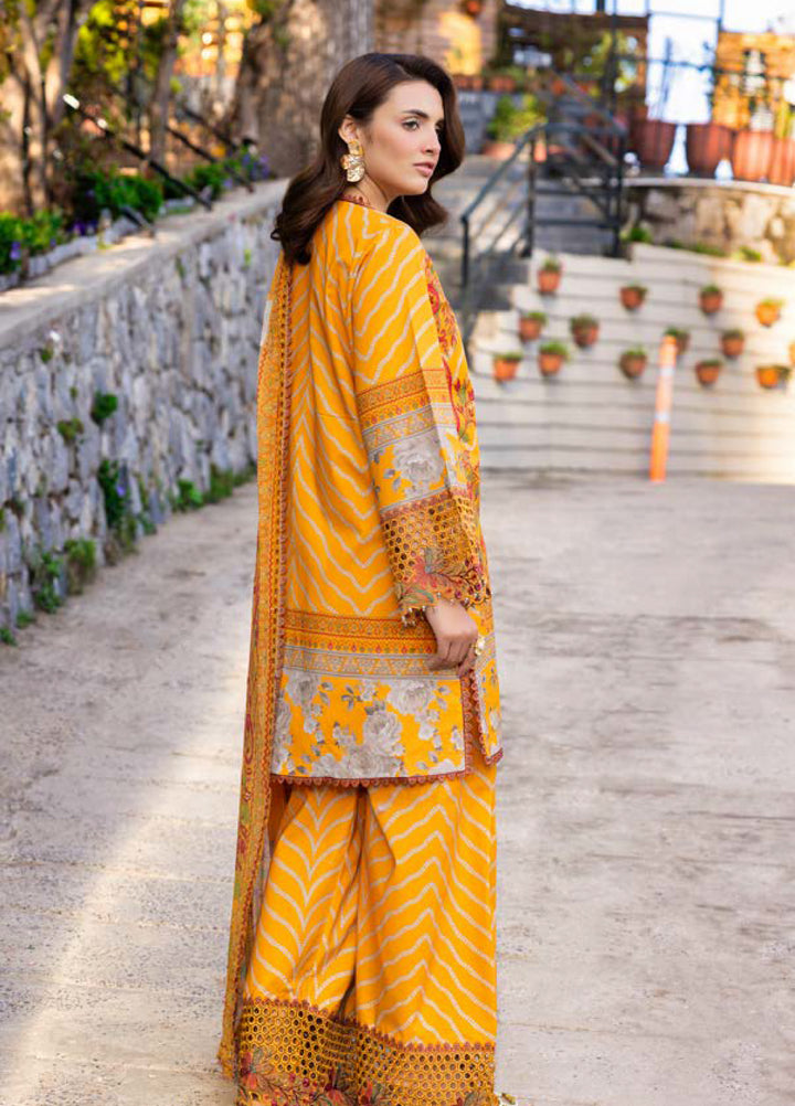 Rang e Bahar by Charizma Unstitched Embroidered Lawn 3 Piece Suit CHR26ULR CRB6-14 - Summer Collection