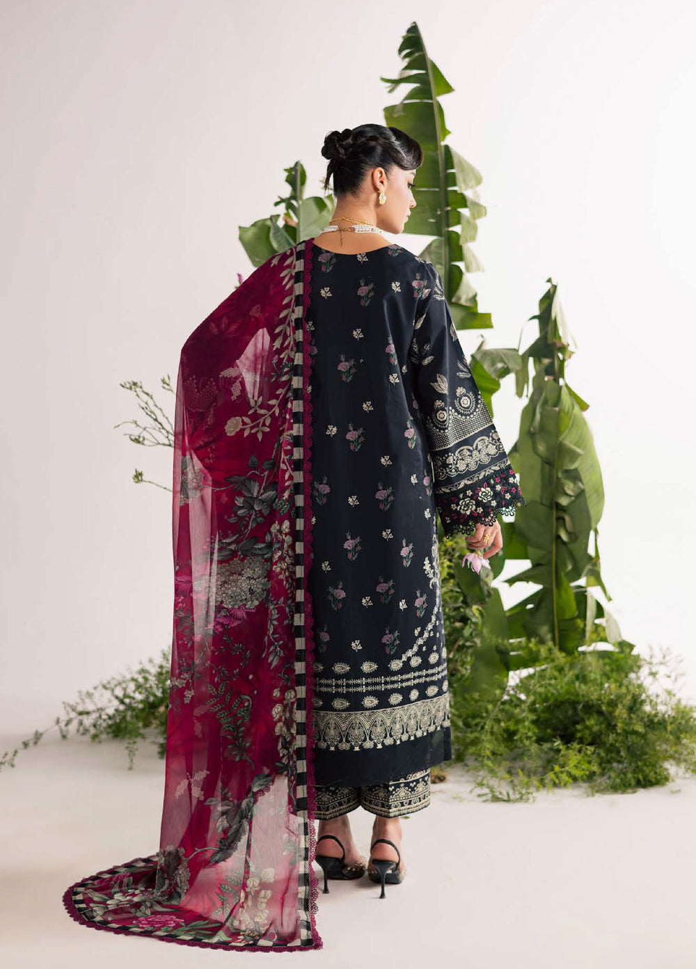 Daily Delight by Nureh Unstitched Embroidered Lawn 3 Piece Suit NU26UDDL DD-32 - Summer Collection