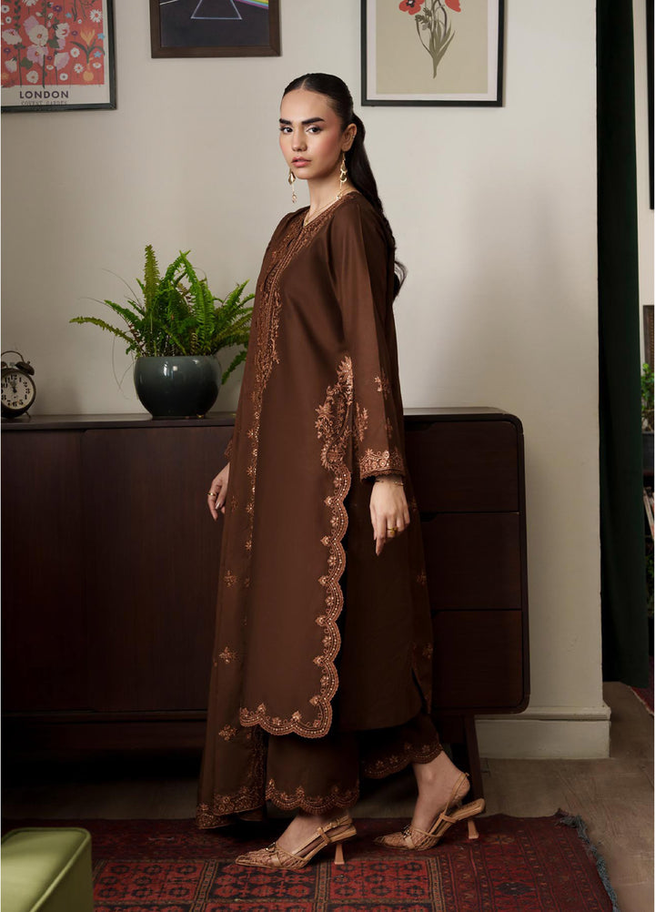 RajBari Women RTW Embroidered Lawn 3 Piece Suit RB26PLE Rouge 04 - Eid Collection