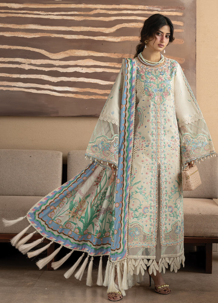 Sirene by Mahnur Unstitched Embroidered Lawn 3 Piece Suit MN26USL S-14 - Summer Collection