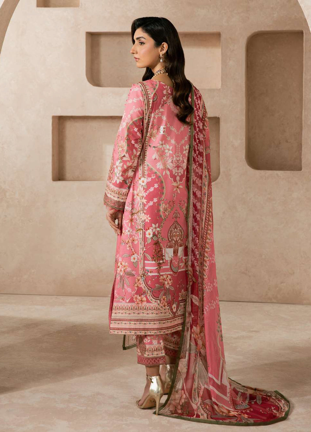 Gulaal Unstitched Embroidered Lawn 3 Piece Suit GL26ULF Floren D-2 - Festive Collection
