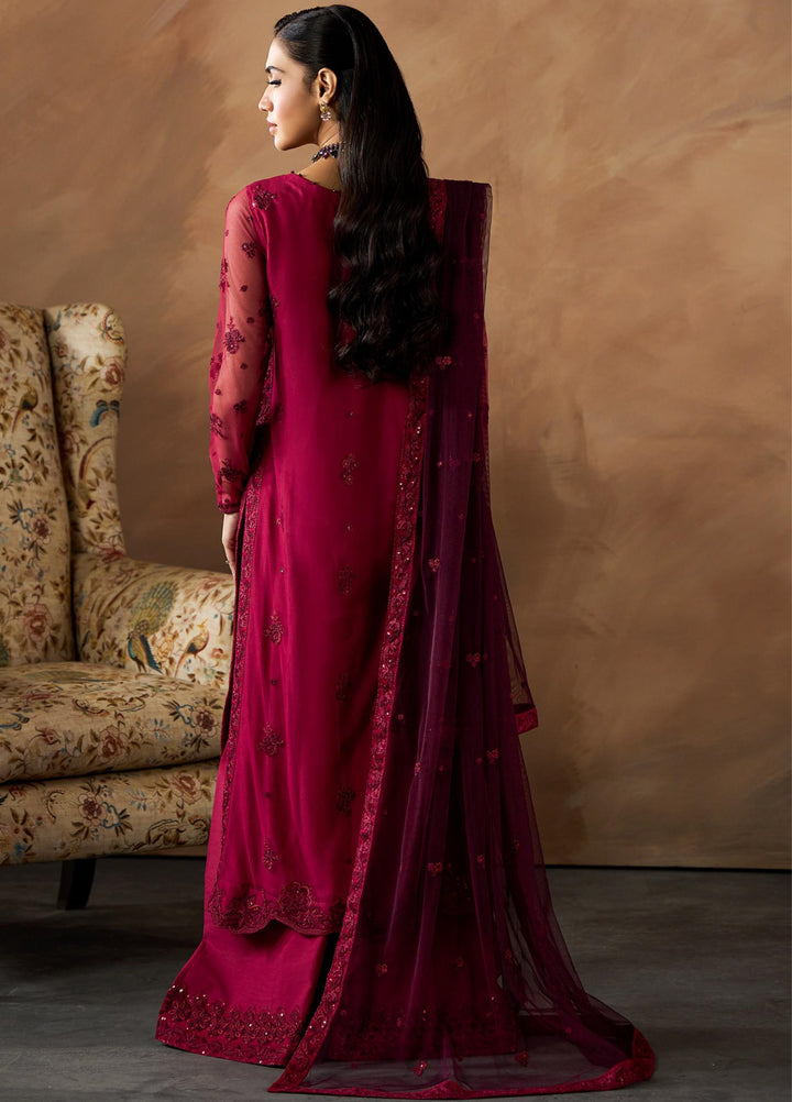 Dharkash by Zarif Unstitched Embroidered Net 3 Piece Suit ZR26UDN ZRF-DK-01 ZALVIA - Festive Collection