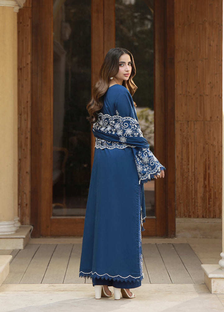 Lakhany Chikankari Unstitched Embroidered Lawn 3 Piece Suit LSM26UCL LG-UB-0294 - Festive Collection